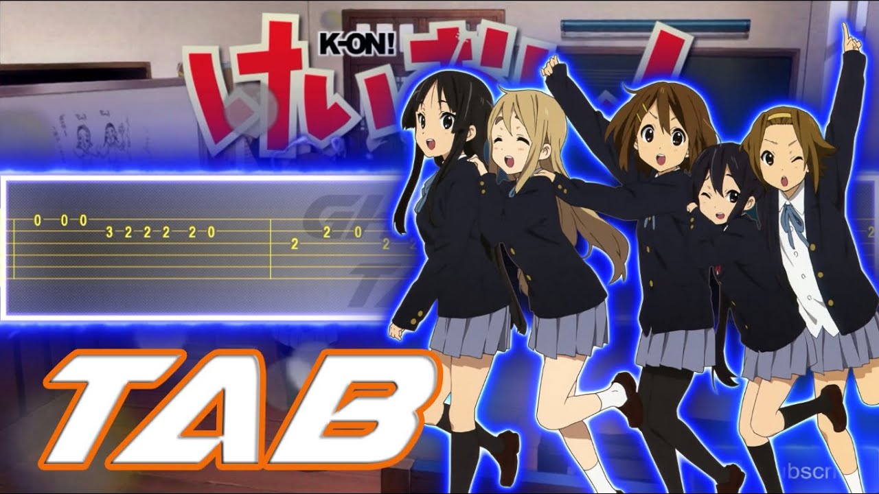 K-On!! - U&I (Guitar Tab 譜 Tutorial)