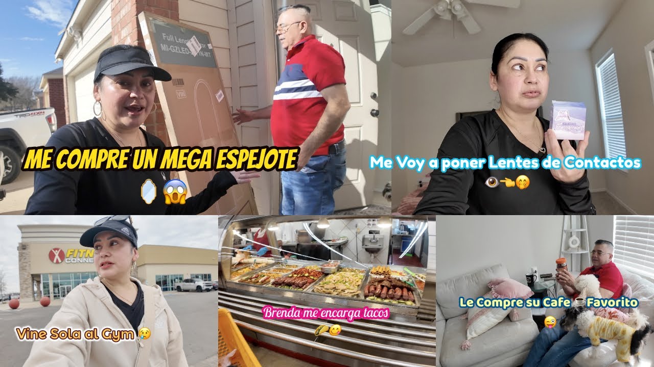 LO SORPRENDI 😂CON UN ESPEJOTE🪞👀PARA EL CUARTO 🤭   BRENDA 🥺TIENE DÍAS QUE  😧 ESTA MAL 👎🏼🤕🤔?