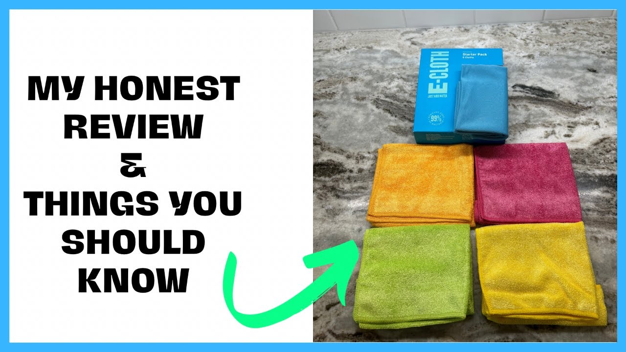 Best Microfiber Cleaning Cloth Review | E-Cloth Towels Are Amazing!