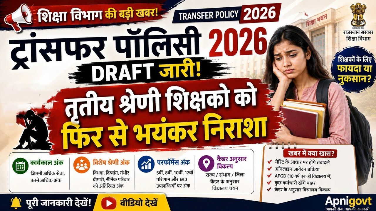 Transfer Policy 2026 | Transfer Policy Draft 2026 for all personnel of the Education Department