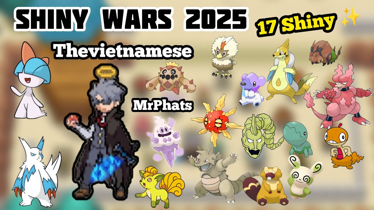 All Shiny Pokemon Catch In PokeMMO Shiny Wars 2025| Tất Cả Shiny Pokemon Tôi Bắt Trong SW2025