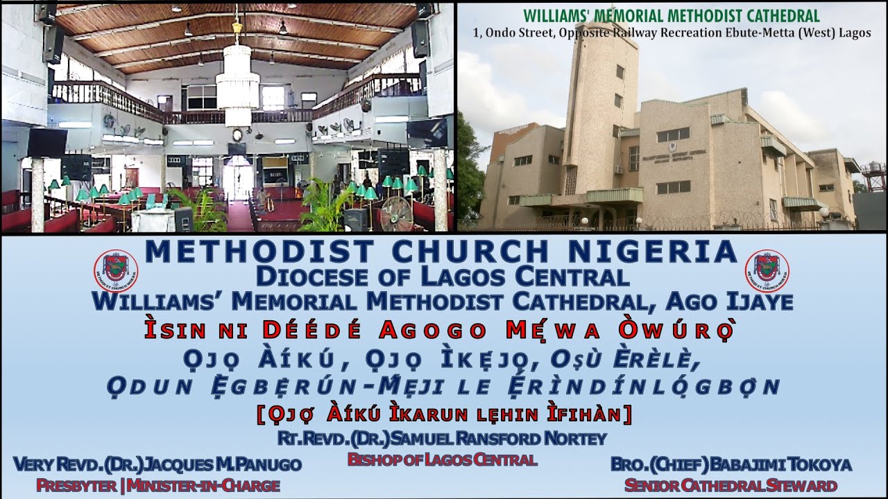 Williams' Memorial Methodist Cathedral's Ìsin ni Déédé Agogo Mẹ́wa Òwúrọ̀; Sunday-08 February 2026