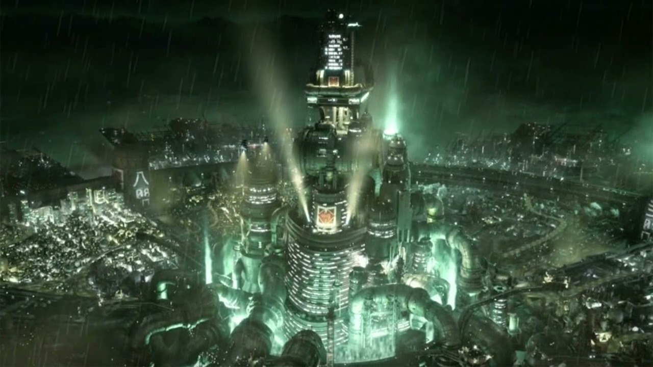 Final Fantasy VII relaxing music with rain ambience 🌧