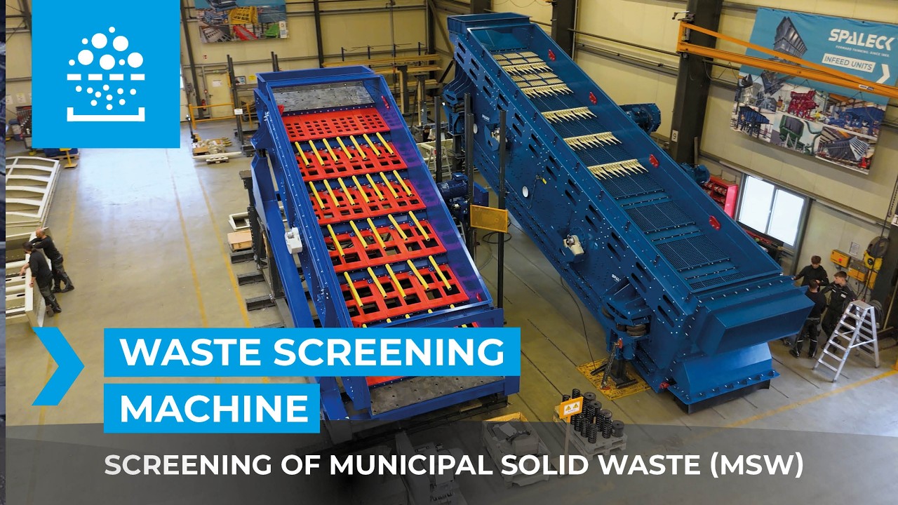 Screening machine for Municipal Solid Waste (MSW Waste) | Interview with our SPALECK expert