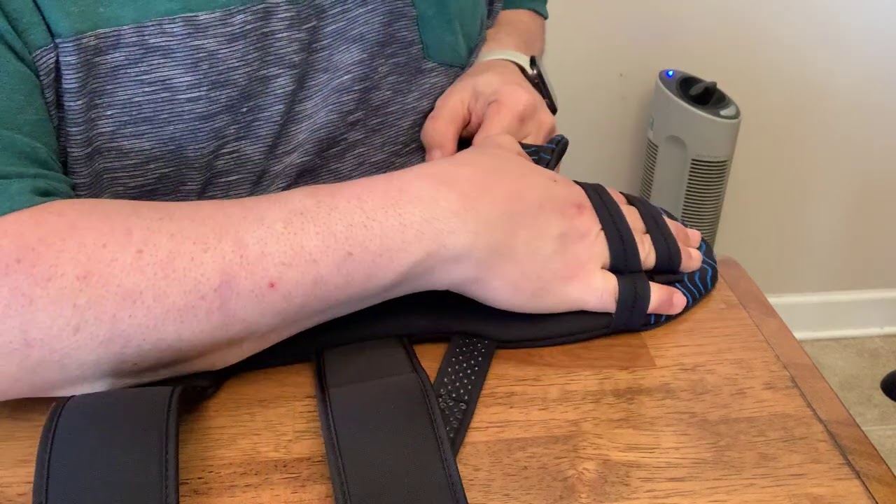 Jack's Arm Update #3 - putting on SaeboStretch by yourself