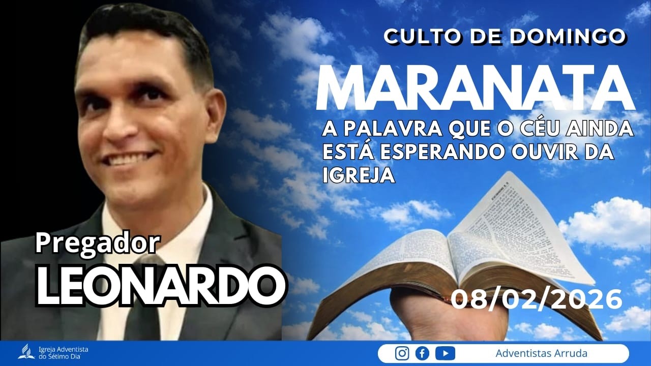 CULTO DE ADORAÇÃO | 08.02.2026 | Culto Ao Vivo