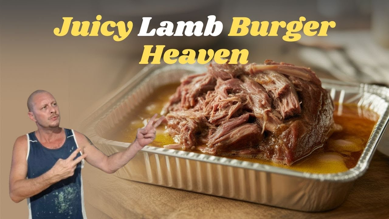 Juicy Pulled Lamb Burgers with Sweet & Savory Glaze | Perfect Weekend Grill Recipe