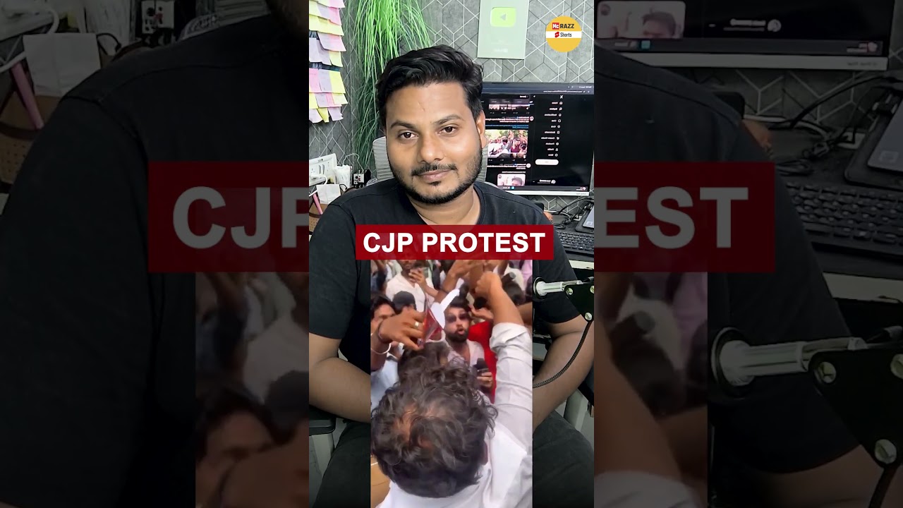 Deepak Sharma Fir Fasss gaya 😂😂 #cjp #cjpprotest