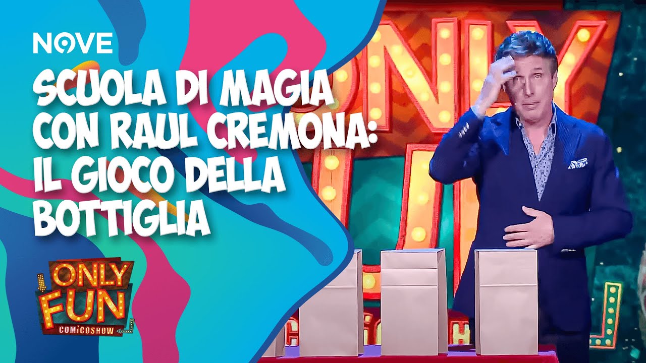Scuola di Magia con Raul Cremona: il gioco della bottiglia | ONLY FUN!