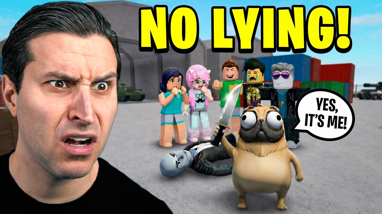 I Forced My Friends To Be HONEST In Roblox Murder Mystery