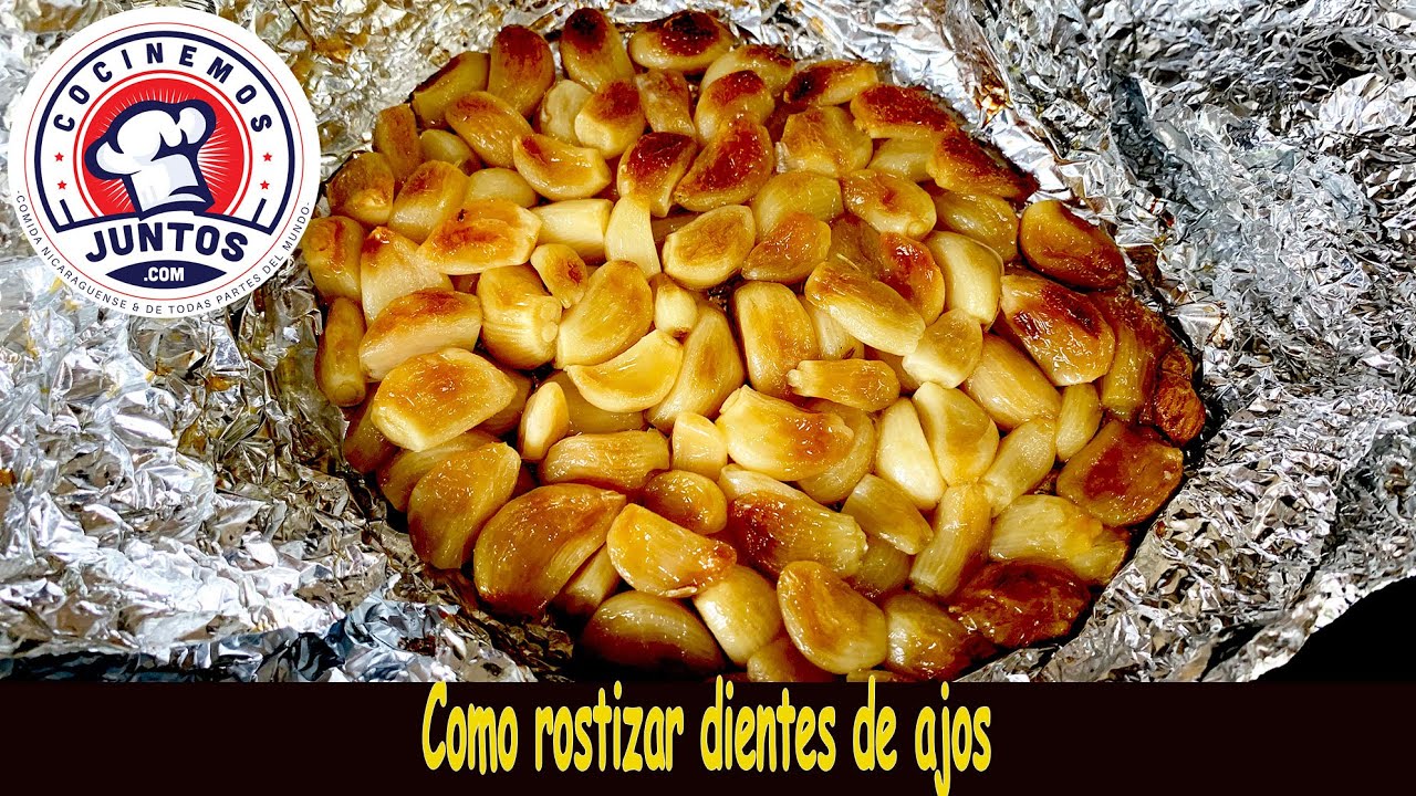 Como rostizar dientes de ajos