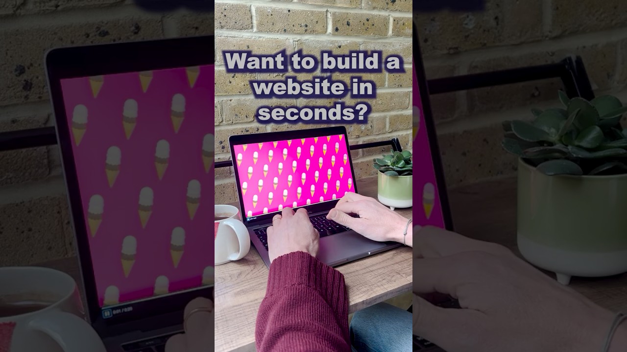 Build a website in seconds
