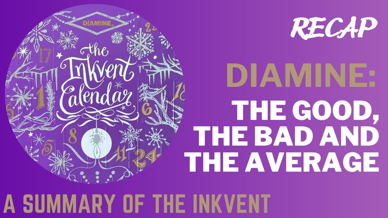 Diamine Purple Inkvent Recap: The Good, the Bad and the Average