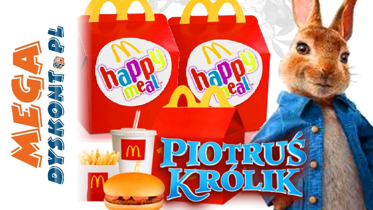 Piotruś Królik • Happy Meal • McDonald's • zabawki filmowe
