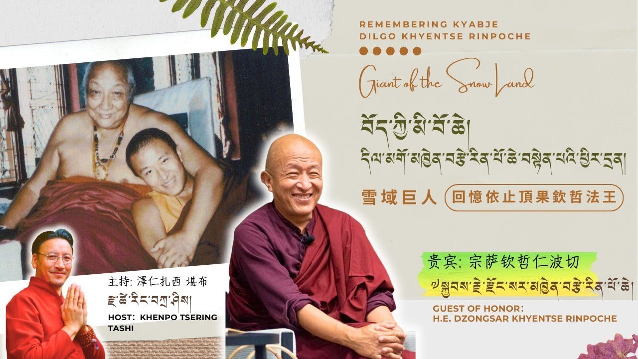 ཕྱིར་དྲན།Remembering Dilgo Khyentse Rinpoche回憶依止頂果欽哲法王