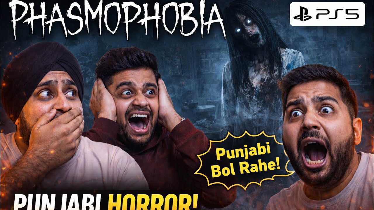 Phasmophobia in Punjabi Hit Different 😭 | PS5 Horror LIVE with Friends