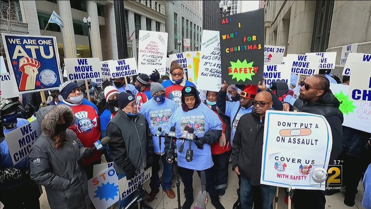 CTA Bus Drivers Protest For Increased Safety, Call Attacks On CTA Employees 'Out Of Control'