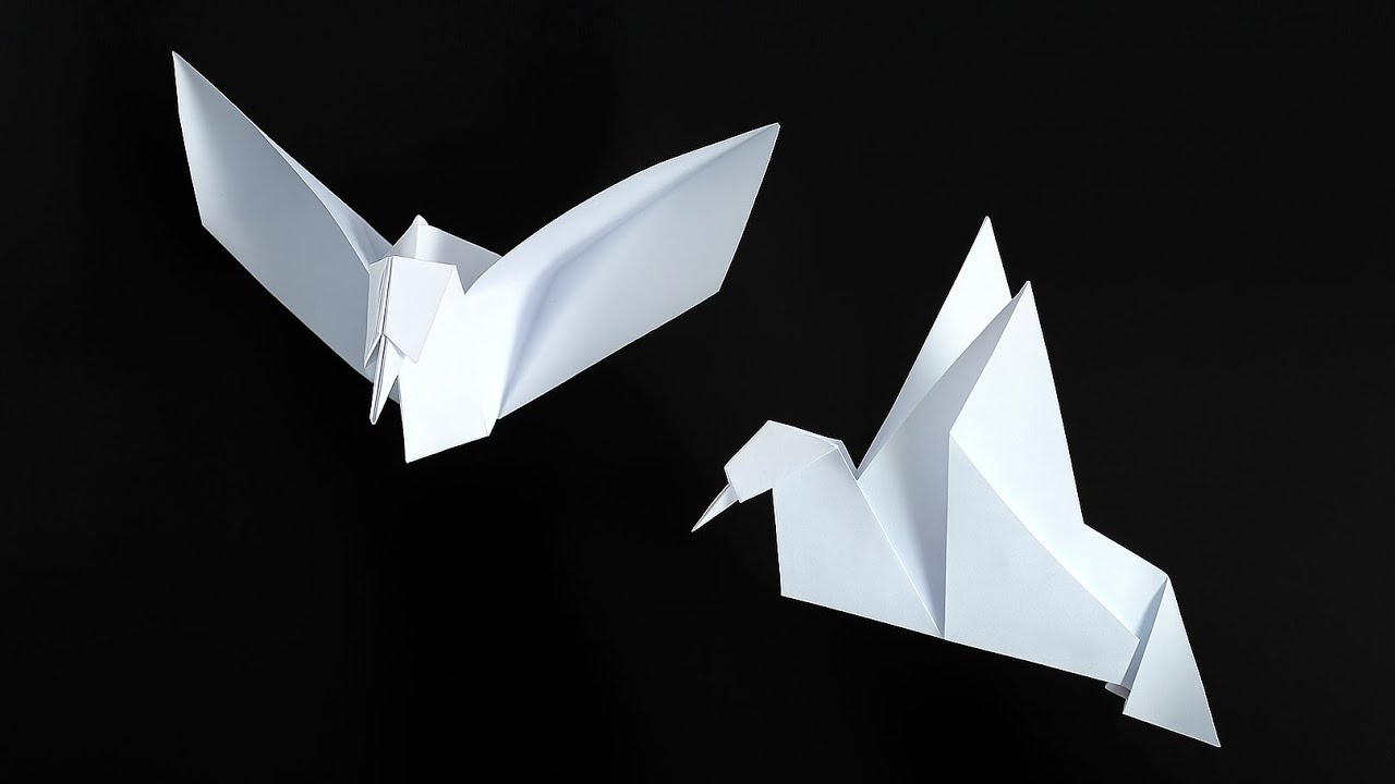 How to Make a Peace Dove That Flaps Its Wings – Easy Origami Tutorial