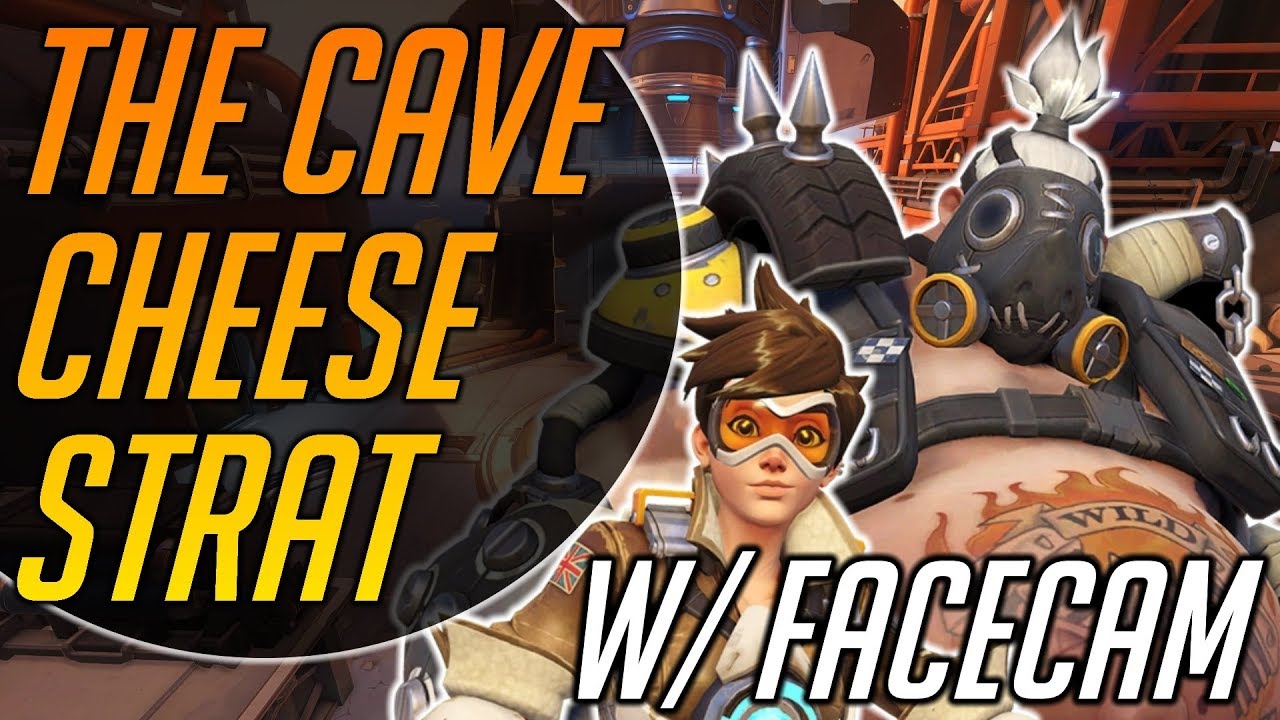 WATCHPOINT: GIBRALTAR CAVE CHEESE STRAT with FACECAM - Overwatch