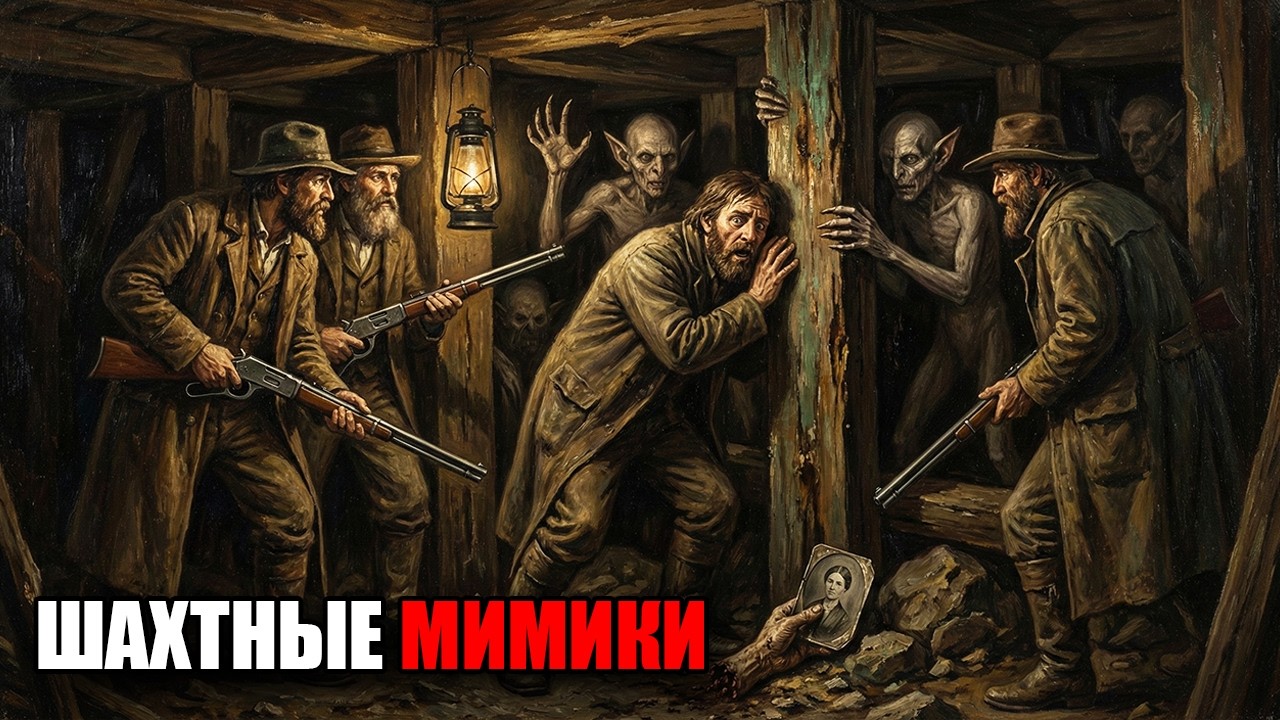 В 1890 Году 40 Наемников Были Сьедены Мимиками в Шахте Вайоминга