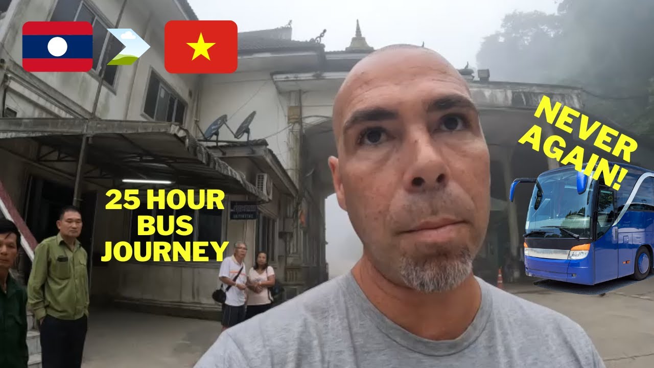 Full land border immigration process.... Laos to Vietnam (Part 2)
