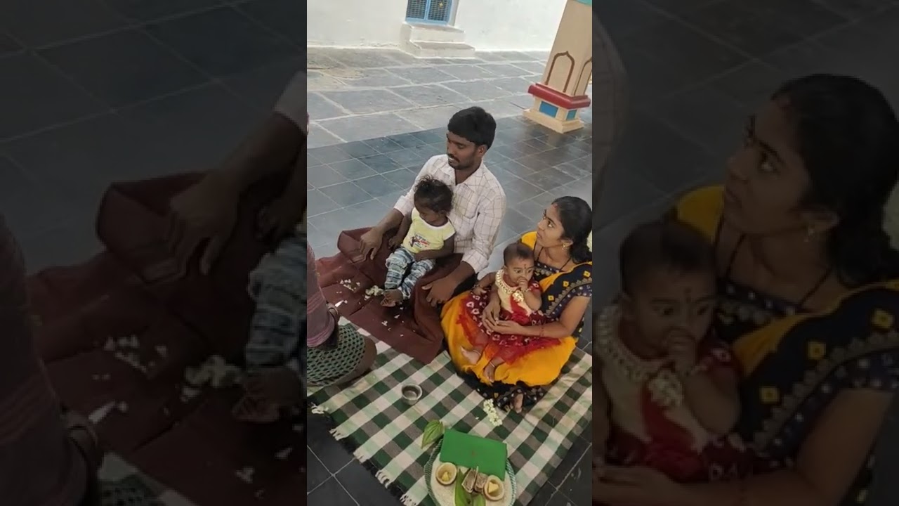 my son and daughter keshakandana in kondapuram sukullamma thalli