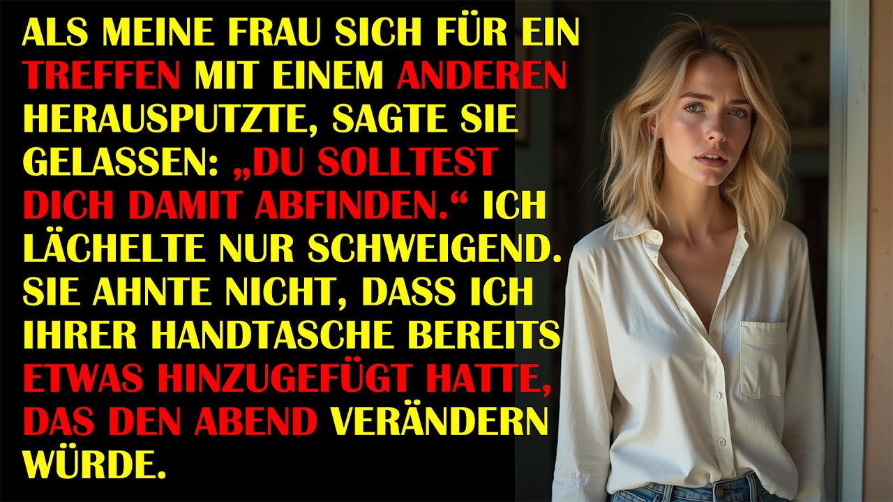 Sie sagte: „Akzeptier es“ – Also legte ich DIESES in ihre Handtasche