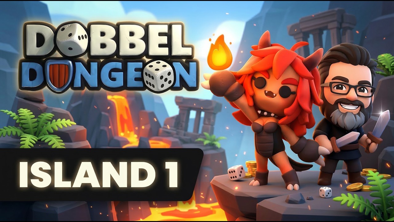 This Claymation Roguelike is AMAZING — Dobbel Dungeon Island 1 Walkthrough