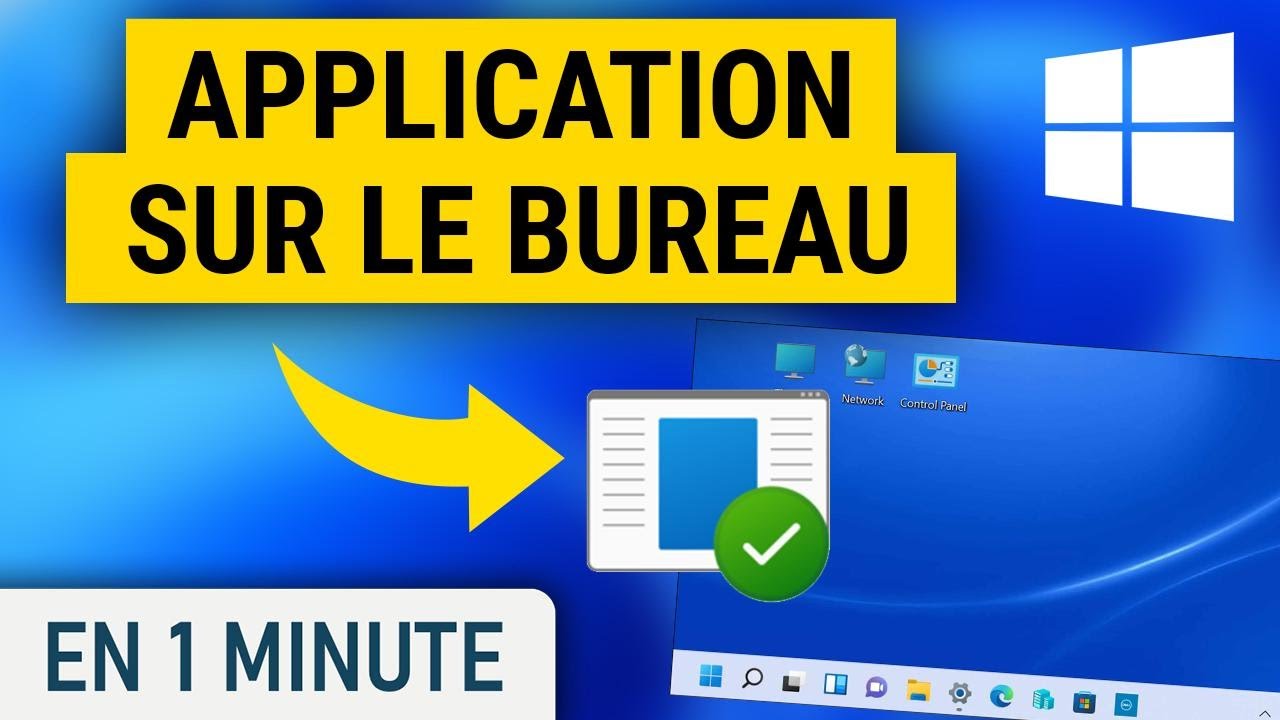 Comment mettre une application sur le bureau sur Windows 11