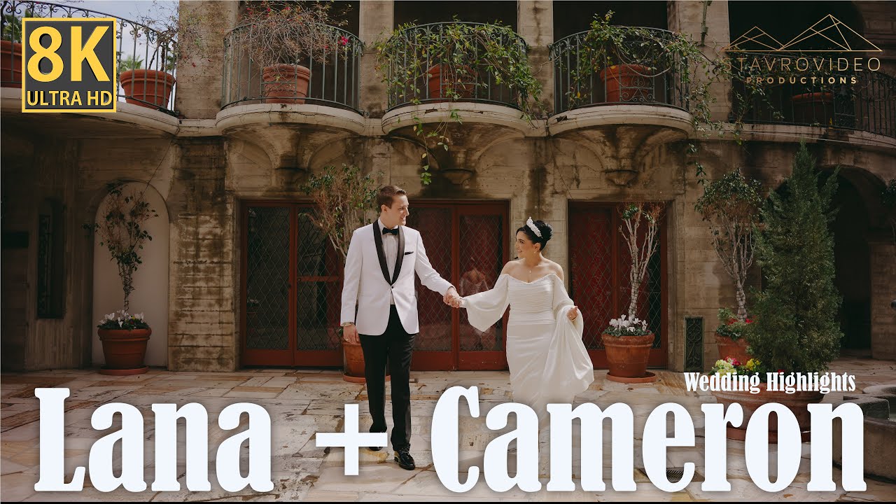Lana + Cameron's Wedding 8K UHD Highlights at The Mission inn Hotel and Spa