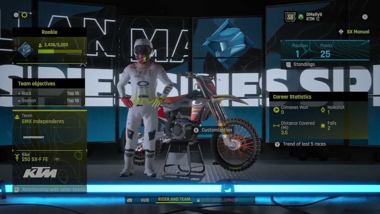 Supercross 25v - SMX Next Career Start