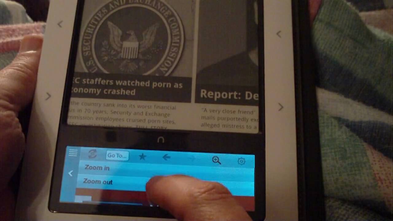 Tour of the nook's new 1.3 operating system