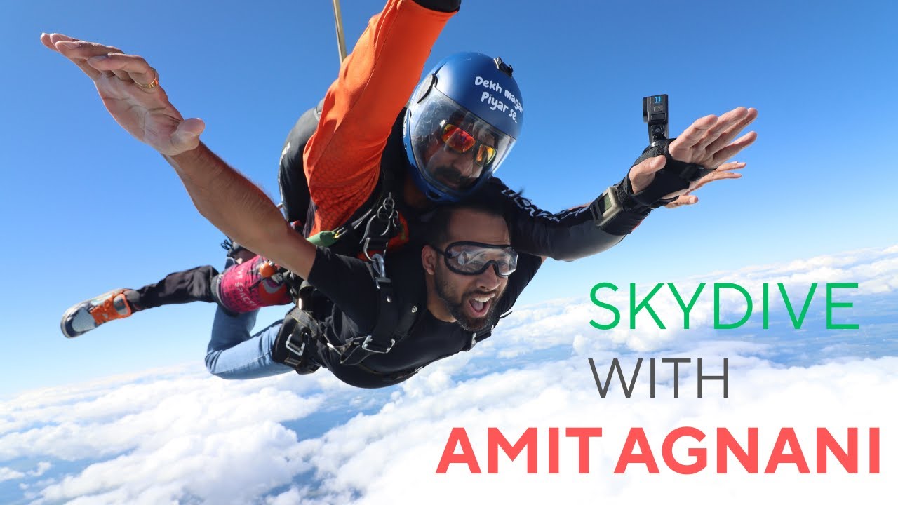 SKYDIVE WITH BOSS | TANDEM SKYDIVE | AMIT AGNANI