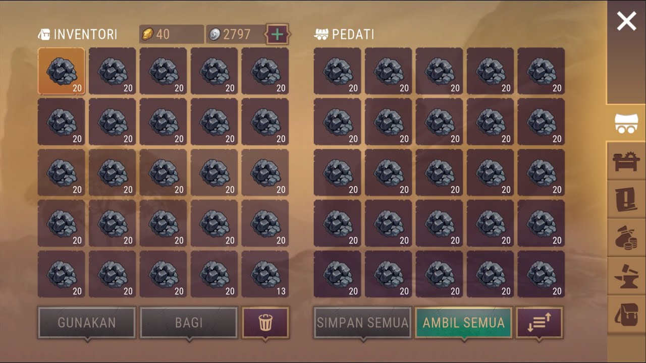 1K (SERIBUUUUUU) BIJI BESI, SANTUUUYYYY - WESTLAND SURVIVAL