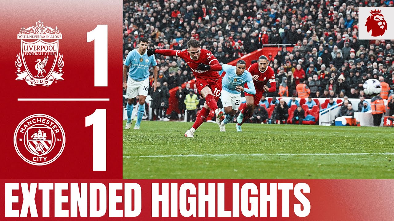 Extended Highlights | Mac Allister Penalty Equaliser | Liverpool 1-1 Man City