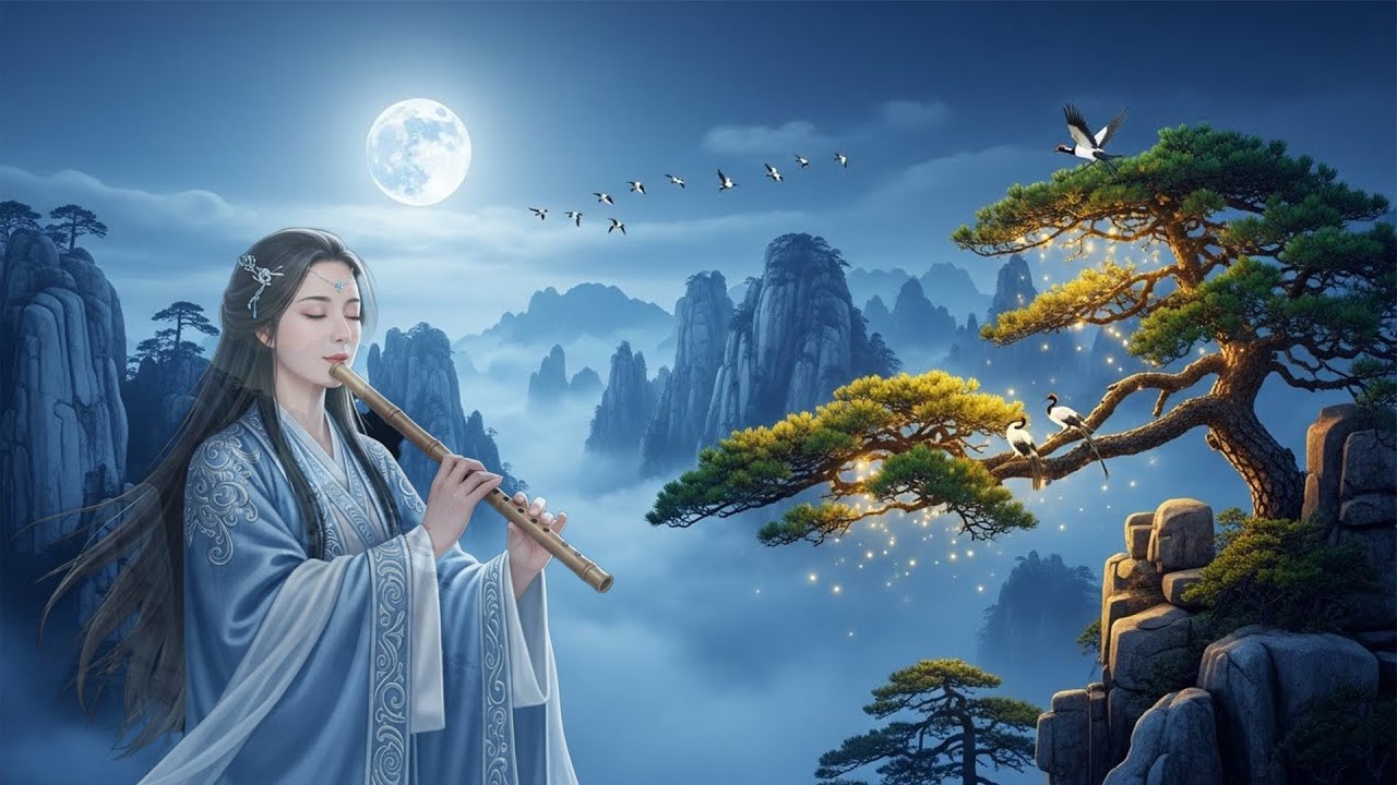 Relaxing Chinese Zen Music, 🌙Ancient Chinese style, Calming, slow and serene, stress-free atmosphere