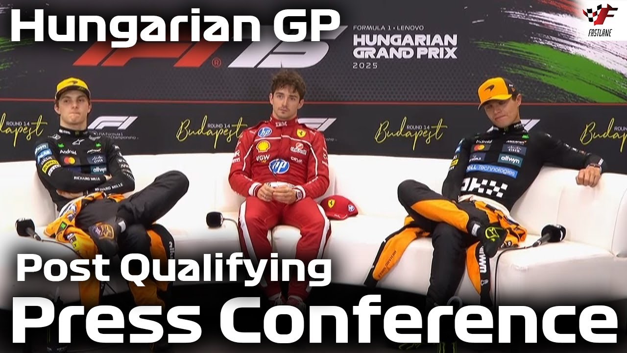 F1 Post-Qualifying Press Conference Hungarian GP 2025 | Charles Leclerc, Oscar Piastri, Lando Norris