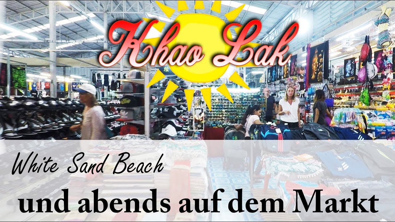 White Sand Beach und abends mit dem Roller zum Markt • Khao Lak | Thailand Urlaub | VLOG#133