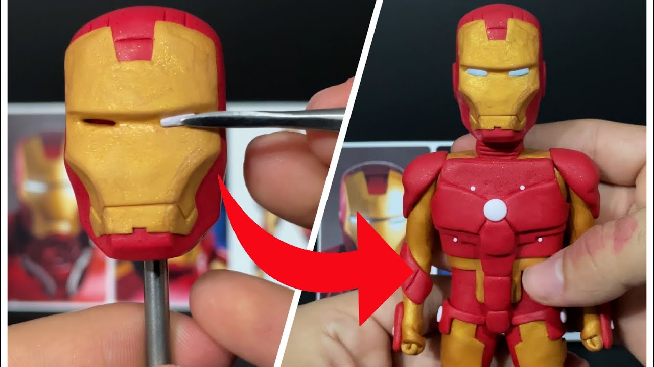 Sculpting IRON MAN with Polymer Clay (full process) | Avengers Endgame | Clay Palace
