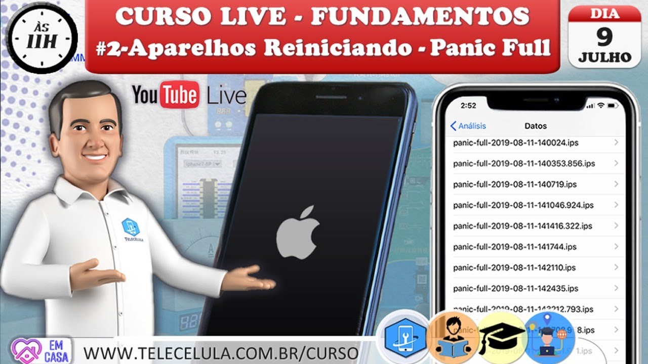 Curso Grátis - FUNDAMENTOS - AULA #02 - Aparelhos Reiniciando - Detalhando Panic Full