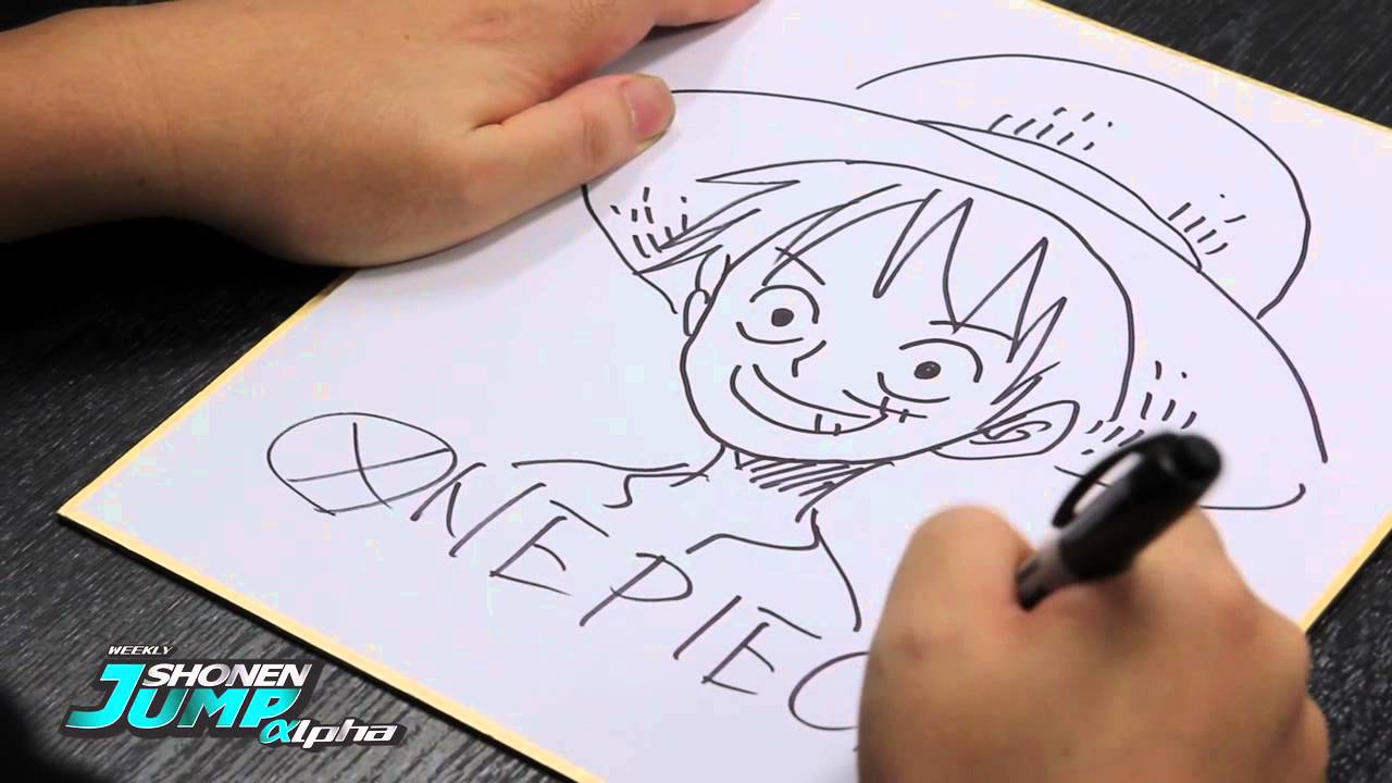 ONE PIECE/LUFFY: Eiichiro Oda OFFICIAL Creator Sketch Video
