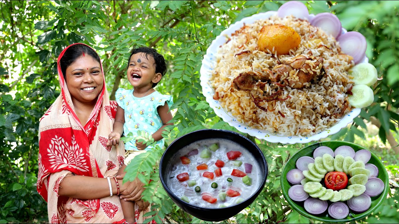 ভাঙা চালের বিরিয়ানির যে এতো স্বাদ বানিয়ে তারপর বুঝলাম,সঙ্গে থাকলো রায়তা / Bhanga chaler Biryani