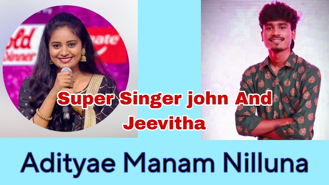 Adiyae Manam Nilluna | Neengal Kettavai | Super Singer john jerome | Super Singer Jeevitha |