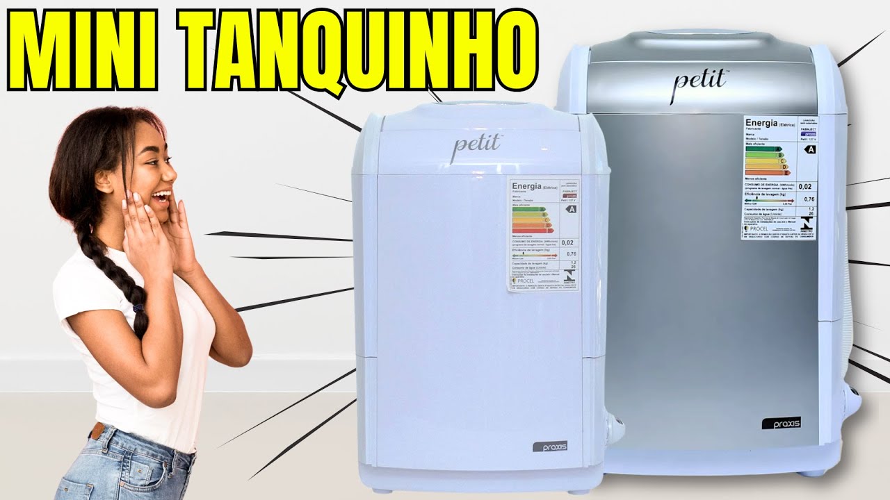 Mini TANQUINHO Praxis Petit É BOM? REVIEW da MINI LAVADORA de roupas