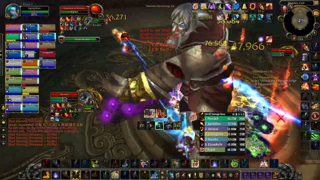 MoP Classic Raden Rank 1 all dps. Mastery Fire. Forgot to use mage armor again...