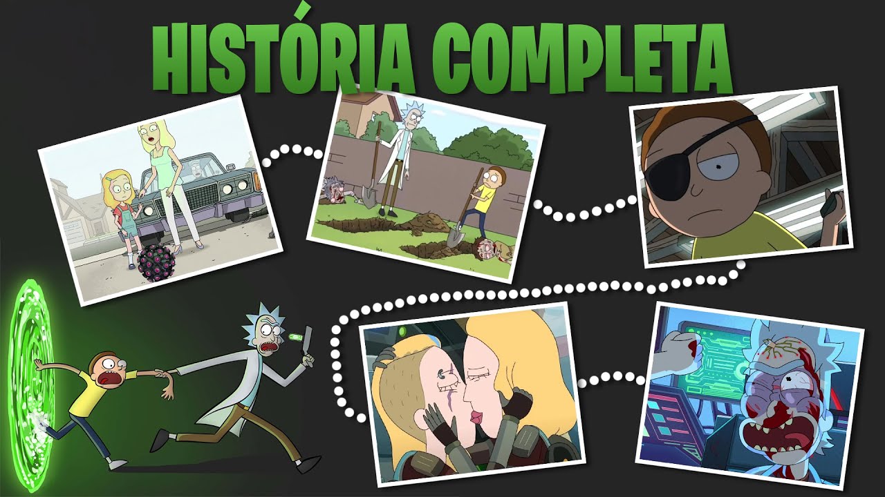 TODA A HISTÓRIA CANÔNICA DE RICK AND MORTY EM ORDEM CRONOLÓGICA