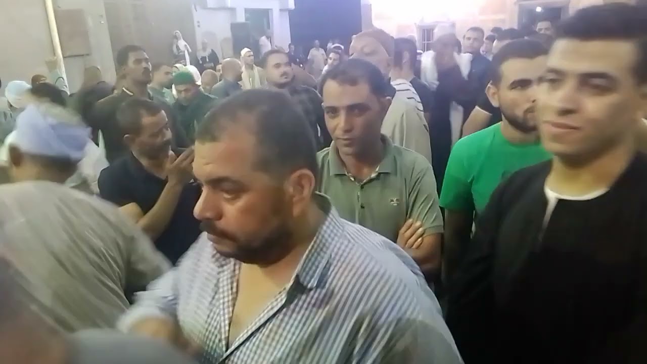 على باب سيدى صلاح من الاحتفال بى مولد   الشيخ ايمن عب