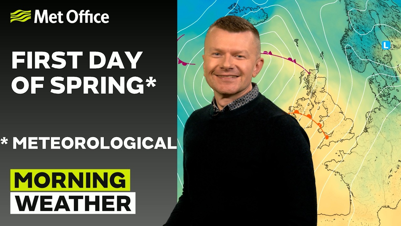 01/03/2026 - Winds picking up later - Morning Weather Forecast UK – Met Office Weather