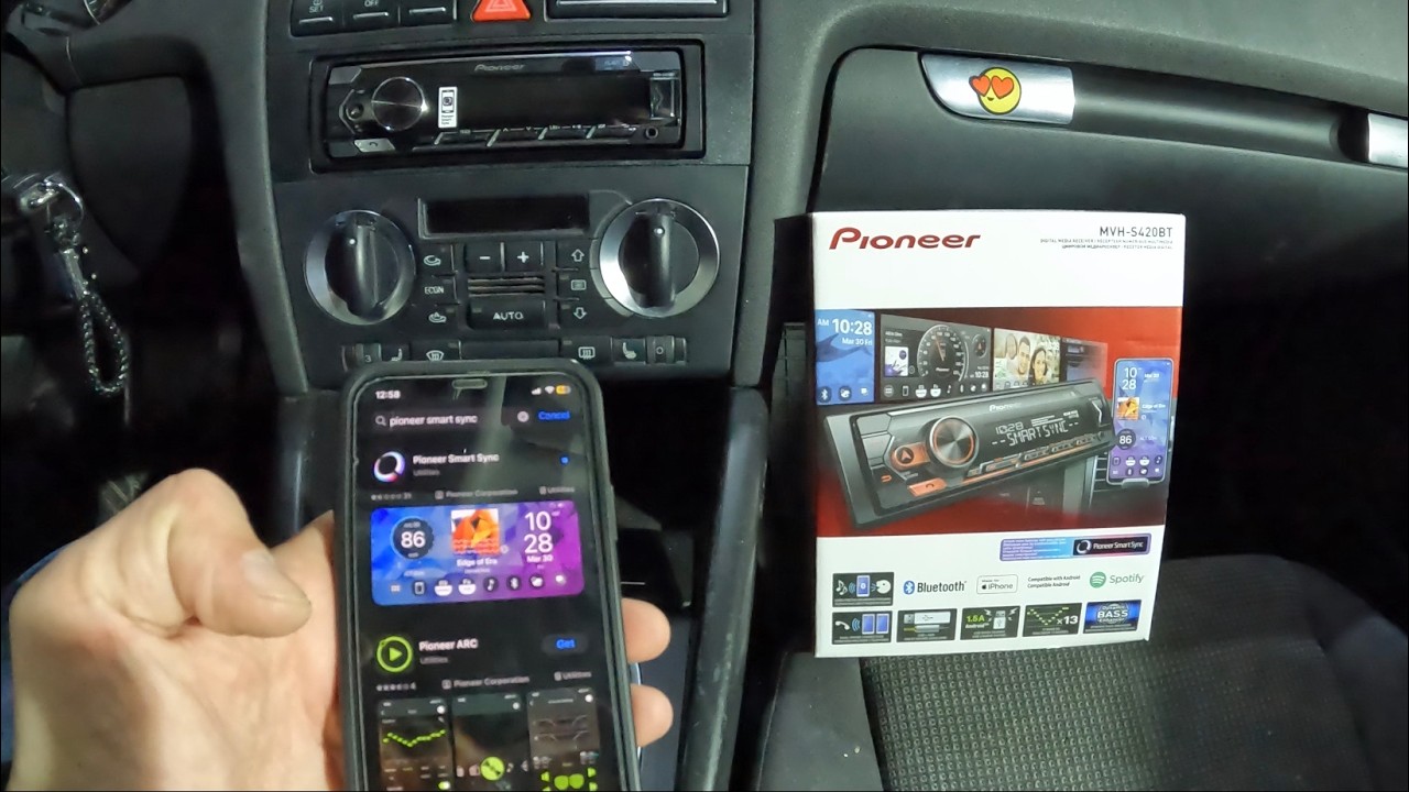How To Connect / Use Pioneer Smart Sync MVH-S420BT