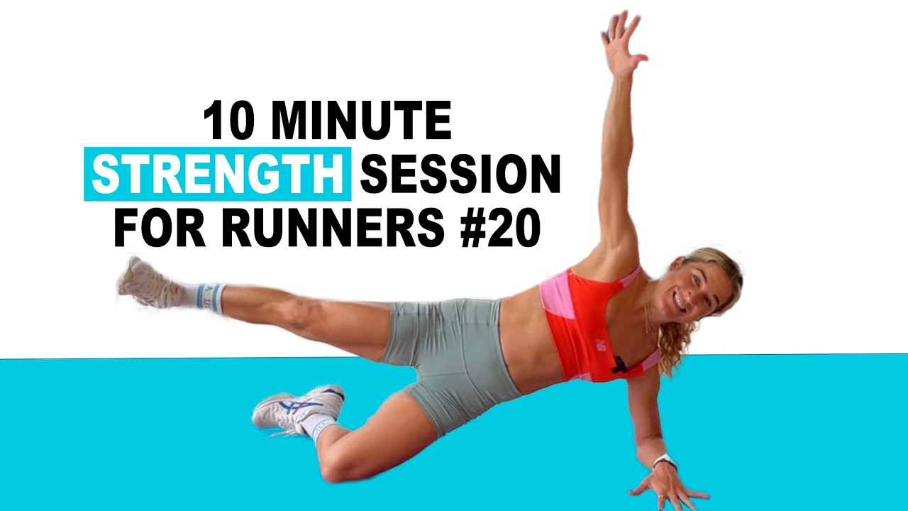 Pilates for runners - HIP STRENGTH & MOBILITY HYBRID 10 min session [ pre run strength #20 ]